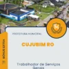 Apostila Trabalhador de Serviços Gerais Prefeitura Cujubim RO 2024