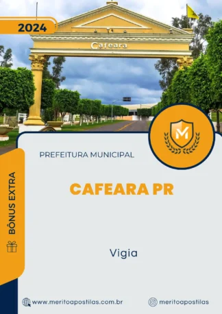 Apostila Vigia Prefeitura de Cafeara PR 2024
