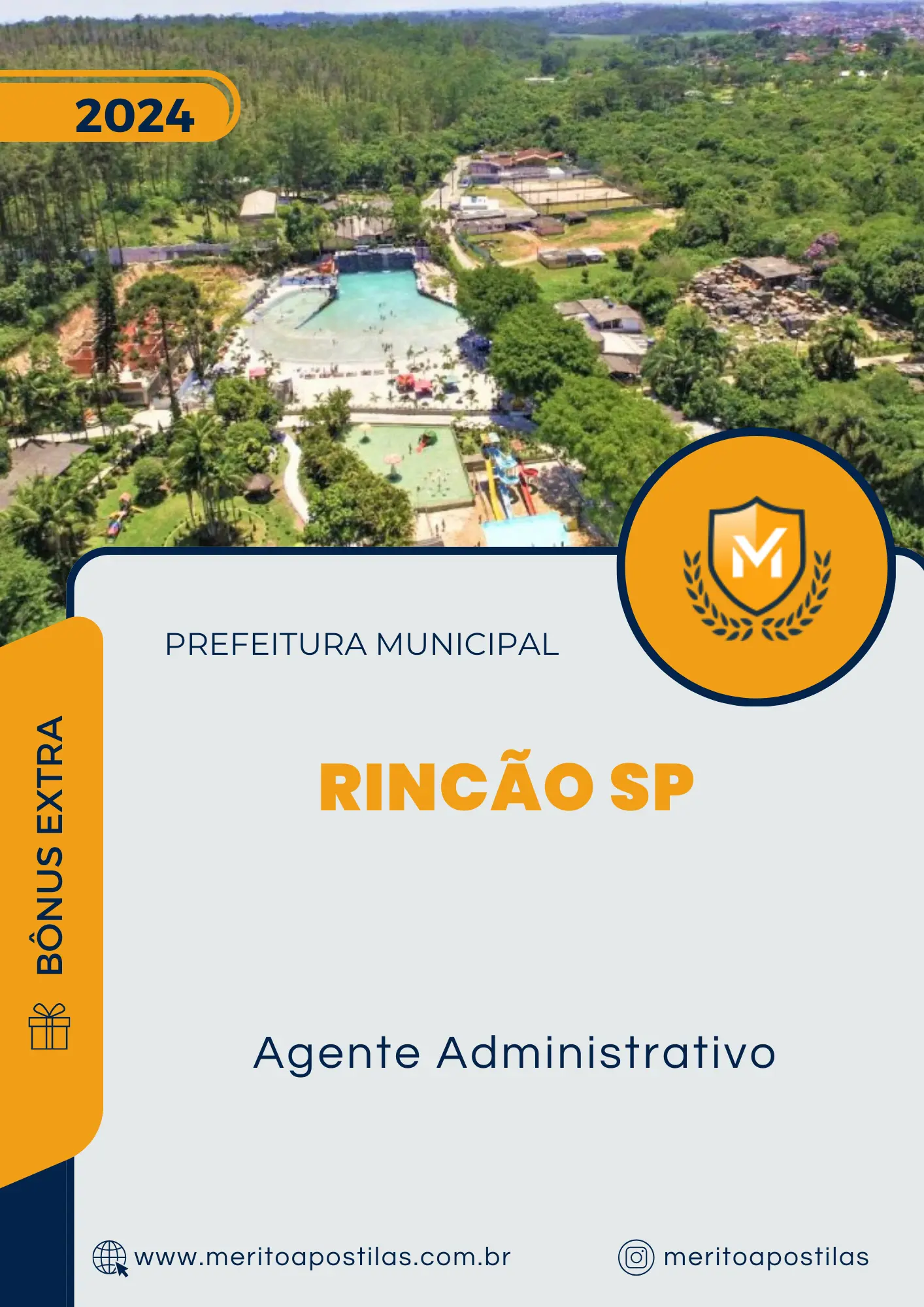 Apostila Agente Administrativo Prefeitura Rincão SP 2024