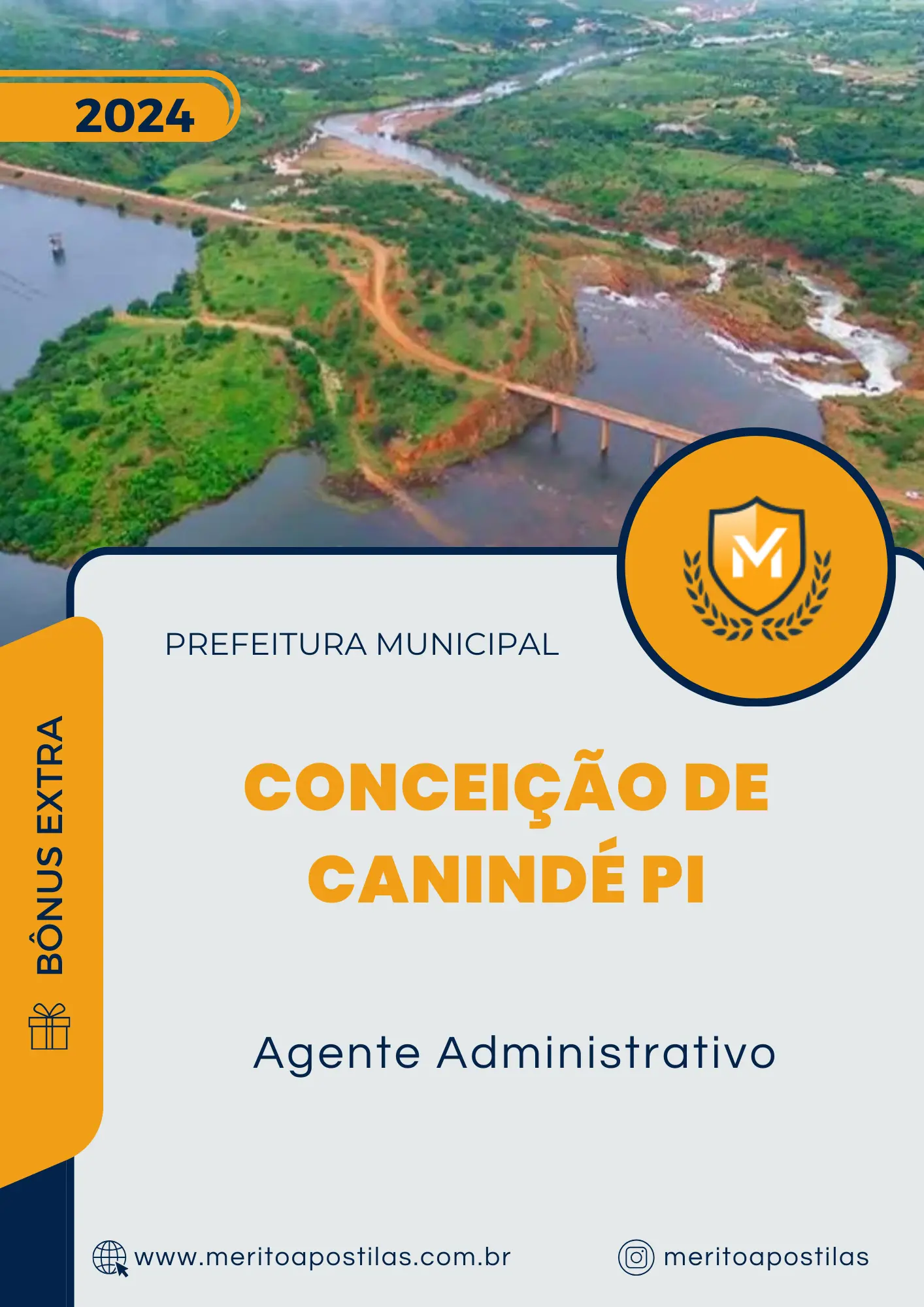 Apostila Agente Administrativo Prefeitura de Conceição de Canindé PI 2024