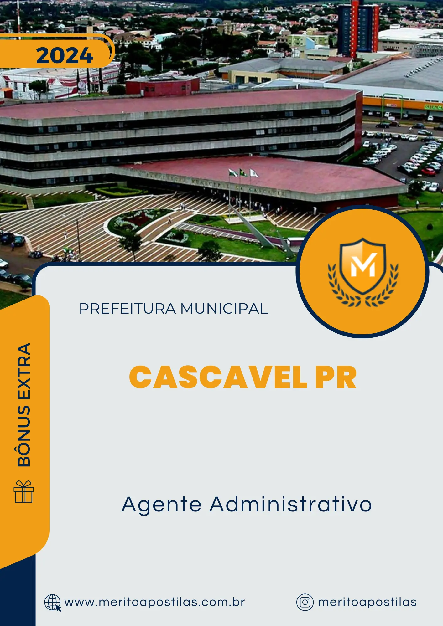 Apostila Agente Administrativo Prefeitura de Cascavel PR 2024