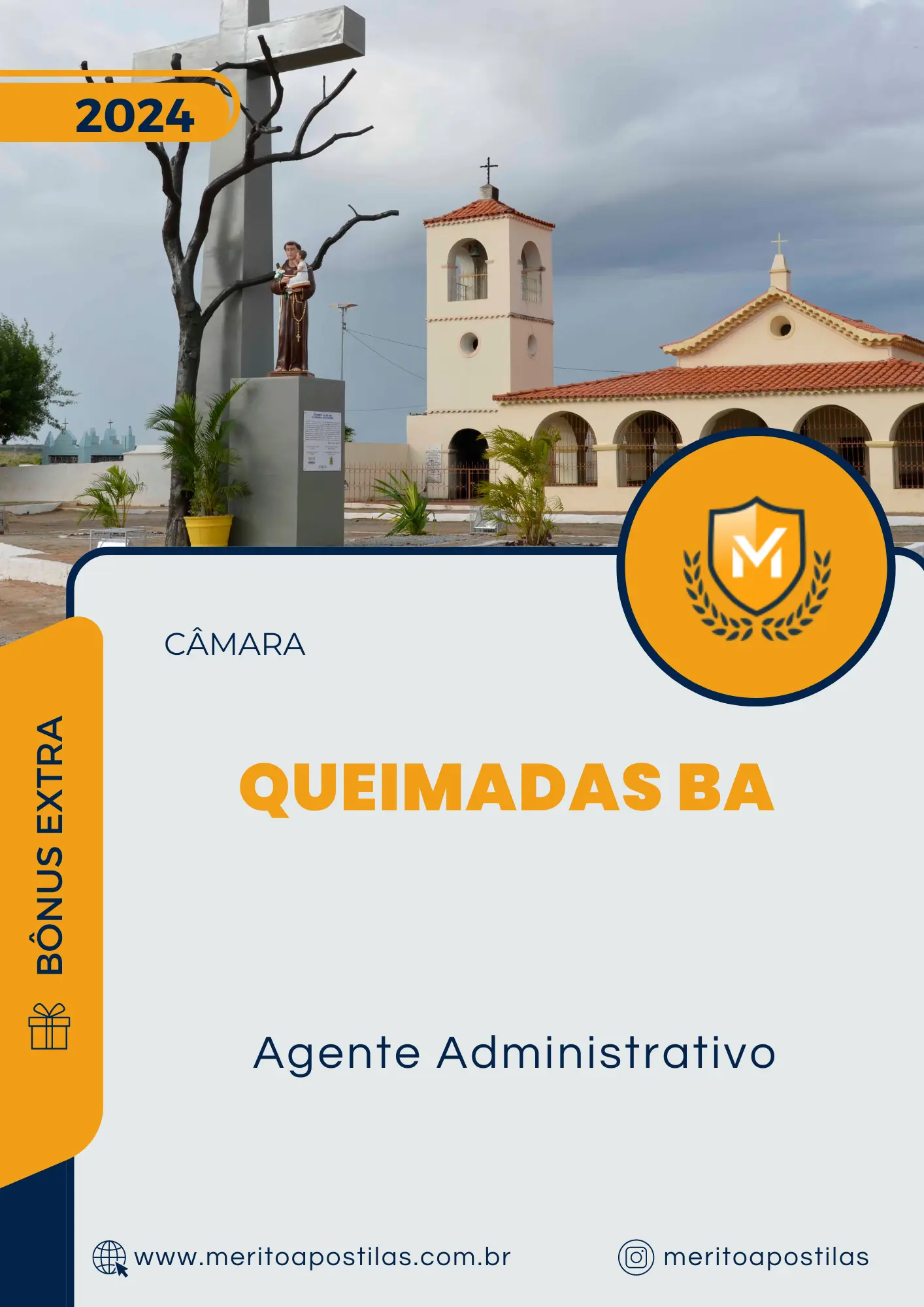 Apostila Agente Administrativo Câmara de Queimadas BA 2024