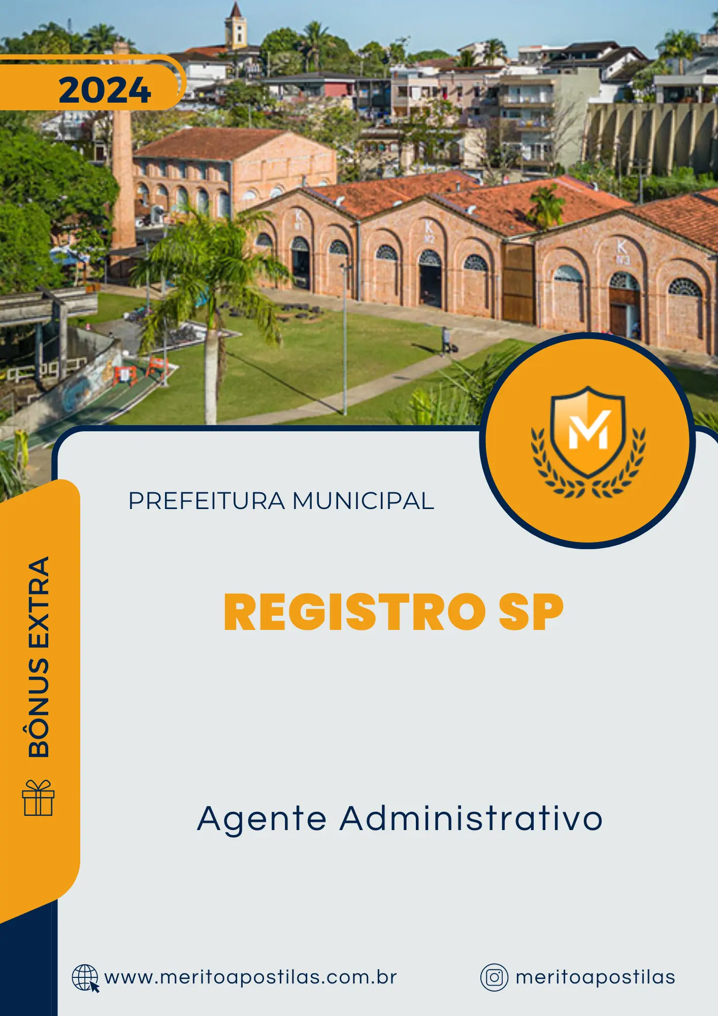 Apostila Agente Administrativo Prefeitura de Registro SP 2024