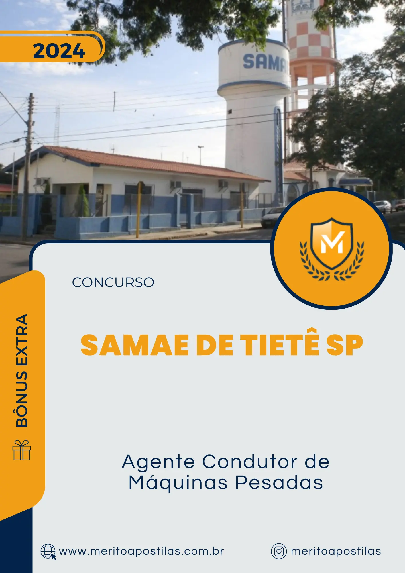 Apostila Agente Condutor de Máquinas Pesadas Concurso SAMAE de Tietê SP 2024