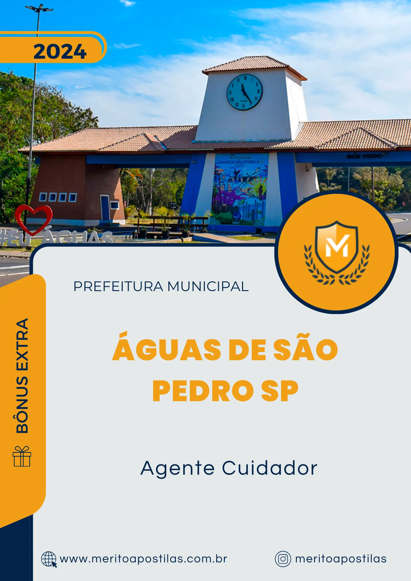 Apostila Agente Cuidador Prefeitura Águas de São Pedro SP 2024