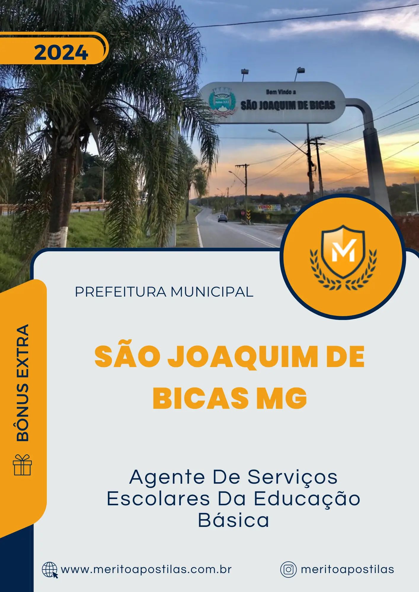 Apostila Agente De Serviços Escolares Da Educação Básica Prefeitura de São Joaquim de Bicas MG 2024