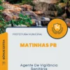 Apostila Agente De Vigilância Sanitária Prefeitura Matinhas PB 2024