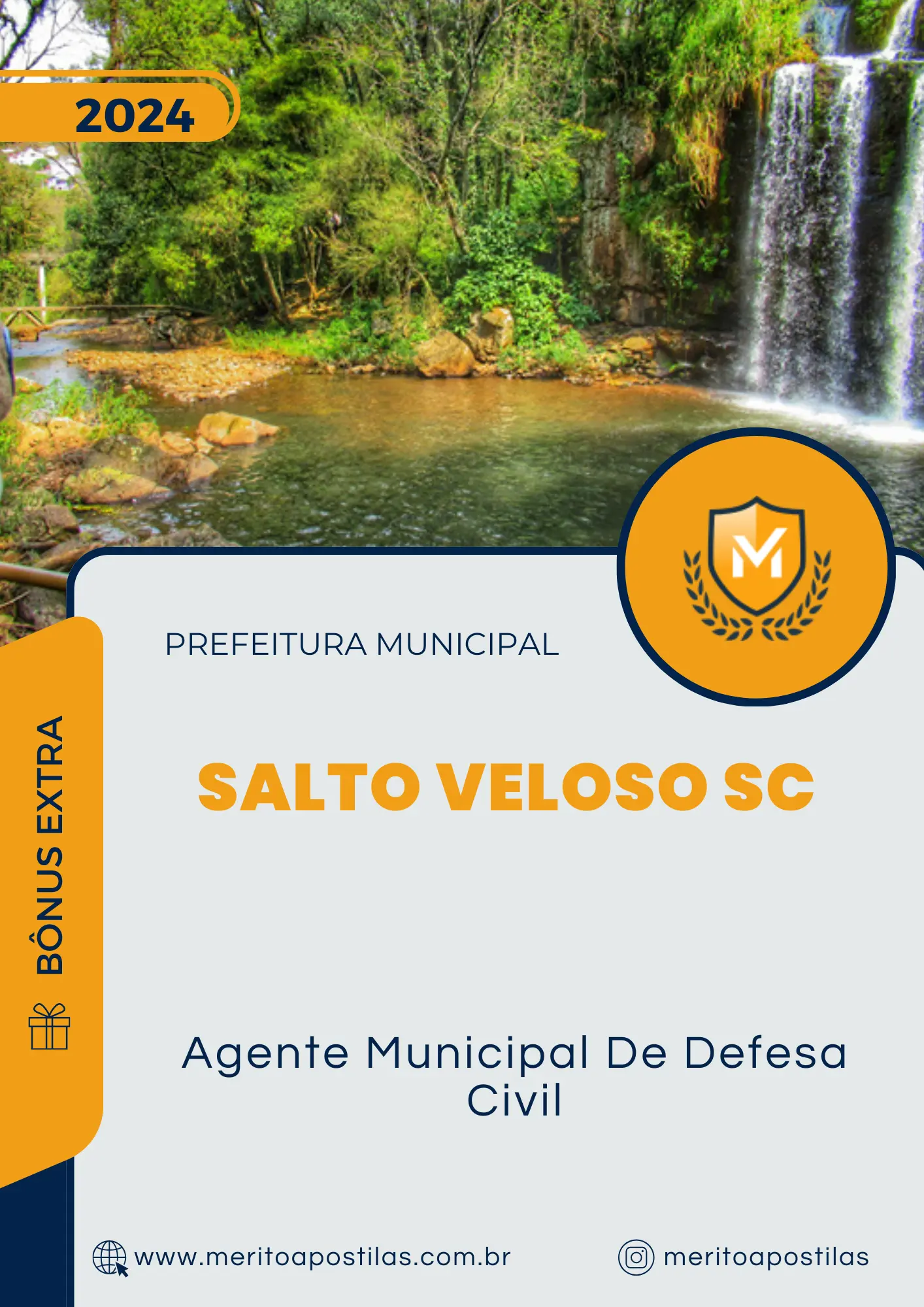 Apostila Agente Municipal De Defesa Civil Prefeitura Salto Veloso SC 2024