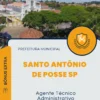 Apostila Agente Técnico Administrativo Prefeitura Santo Antônio de Posse SP 2024