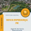 Apostila Agente de Apoio Educacional Prefeitura Nova Esperança PR 2024