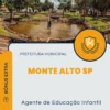 Apostila Agente de Educação Infantil Prefeitura de Monte Alto SP 2024