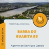 Apostila Agente de Serviços Gerais Prefeitura de Barra do Guarita RS 2024