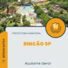 Apostila Ajudante Geral Prefeitura Rincão SP 2024