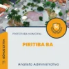 Apostila Analista Administrativo Prefeitura de Piritiba BA 2024