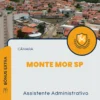 Apostila Assistente Administrativo Câmara de Monte Mor SP 2024