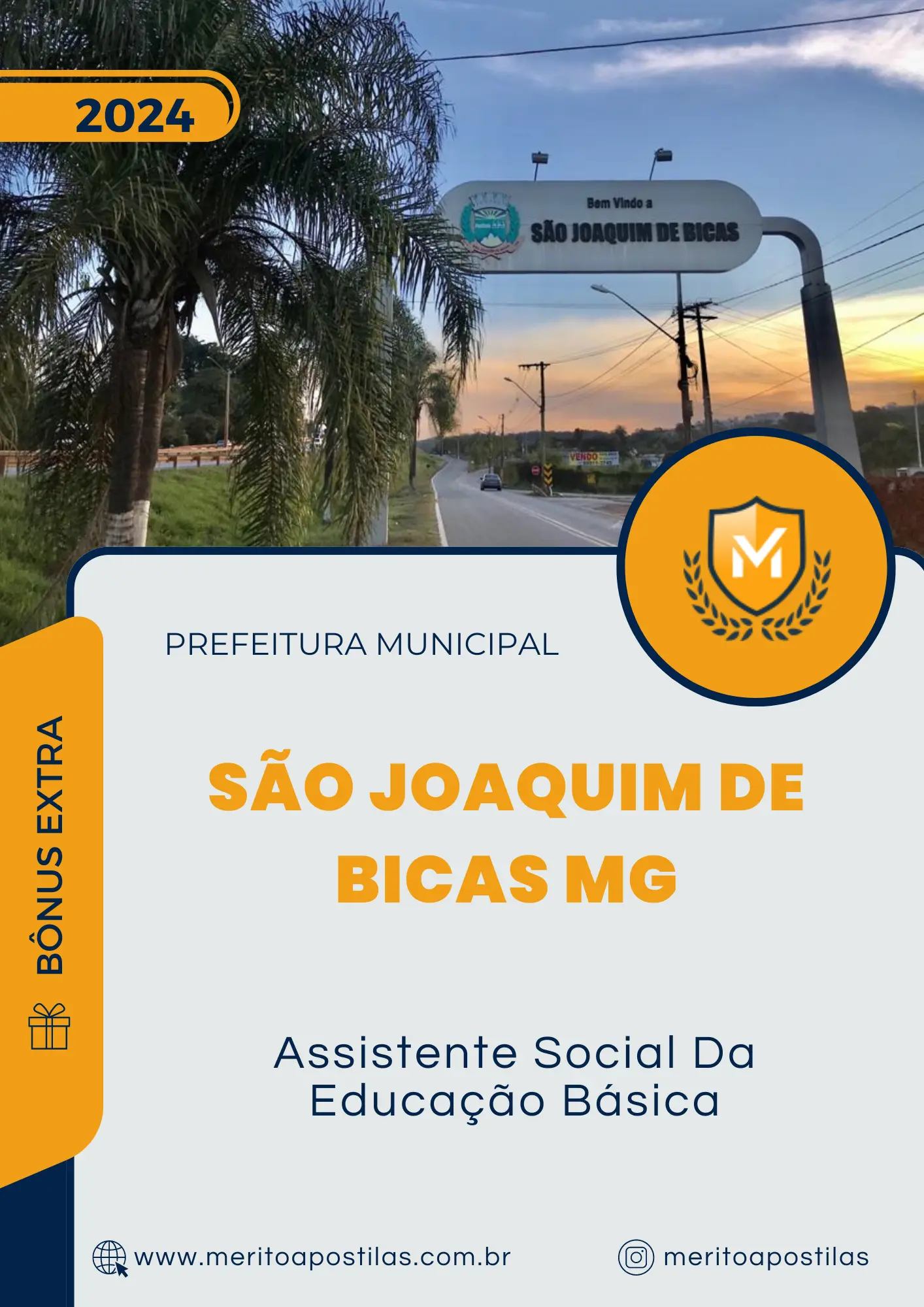 Apostila Assistente Social Da Educação Básica Prefeitura de São Joaquim de Bicas MG 2024