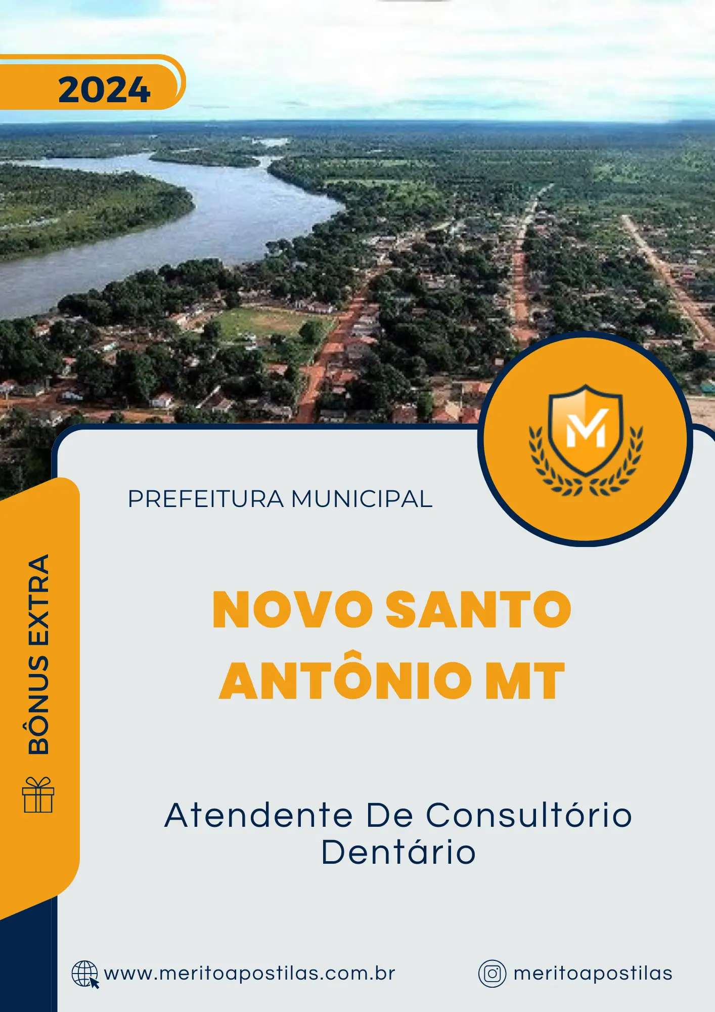 Apostila Atendente De Consultório Dentário Prefeitura de Novo Santo Antônio MT 2024