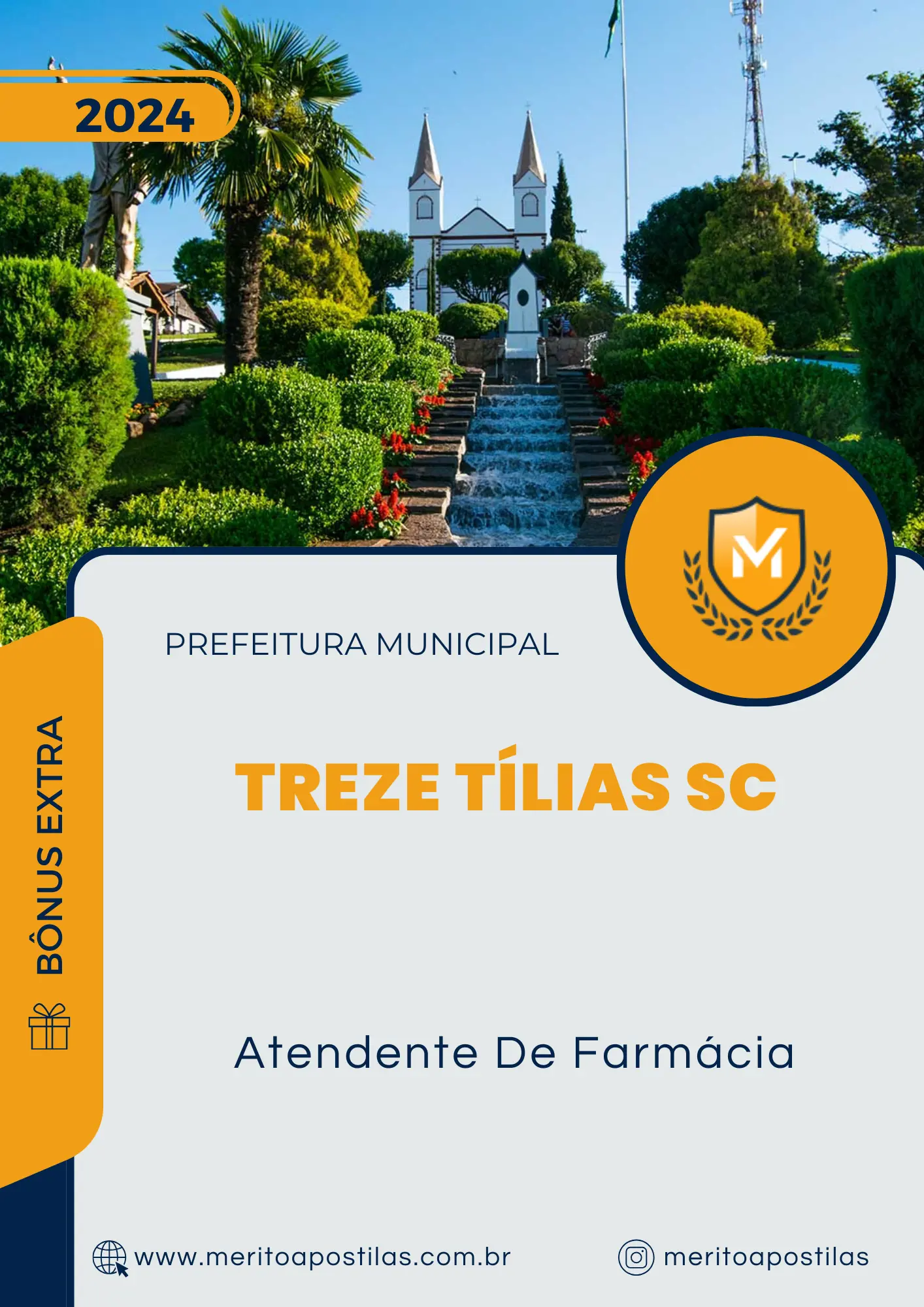 Apostila Atendente De Farmácia Prefeitura de Treze Tílias SC 2024