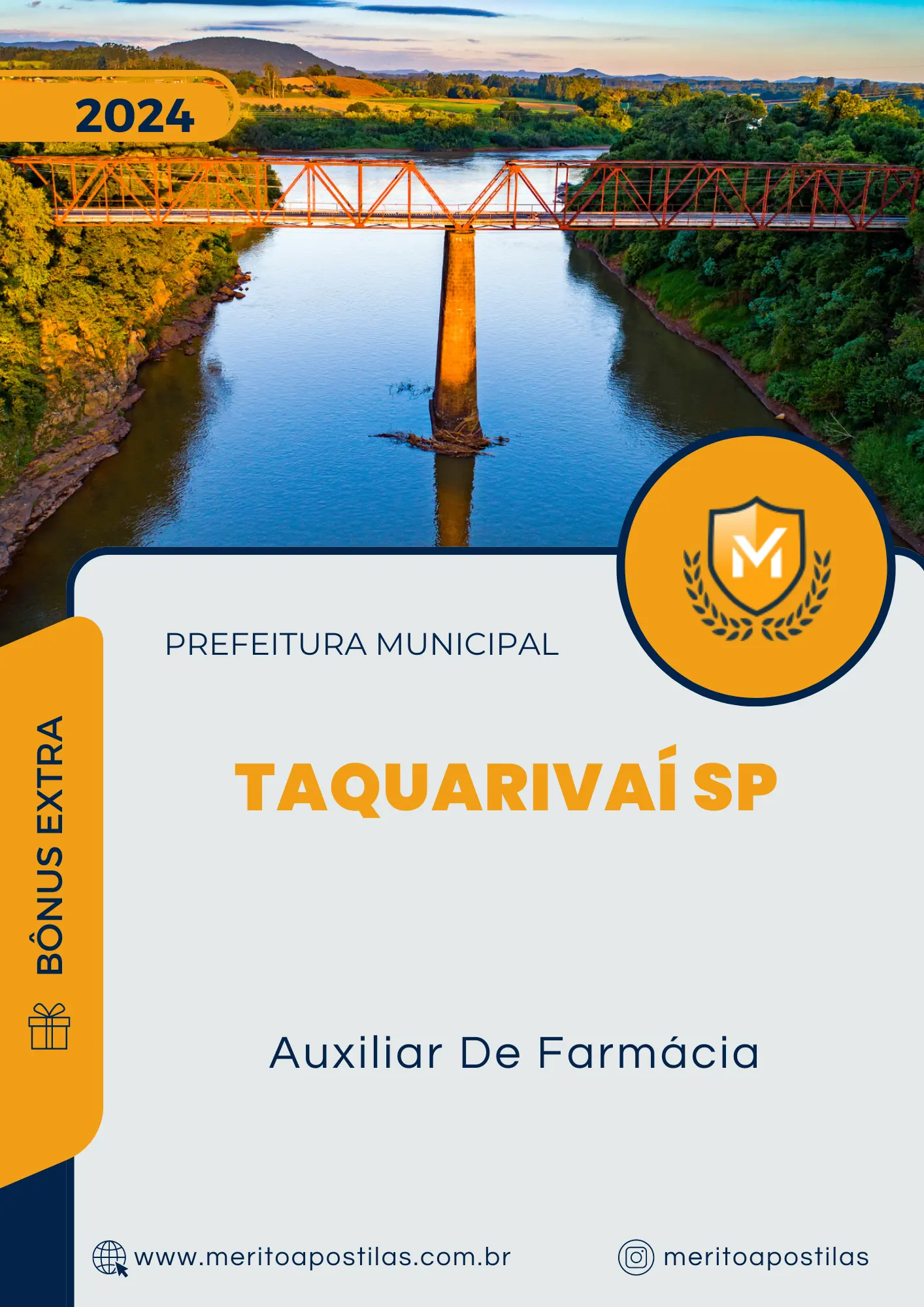 Apostila Auxiliar De Farmácia Prefeitura de Taquarivaí SP 2024