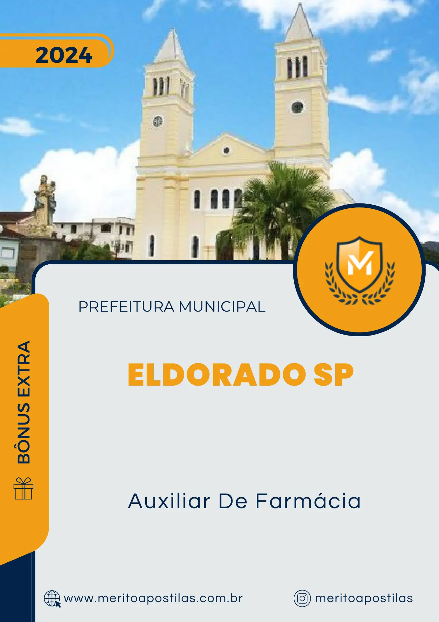 Apostila Auxiliar De Farmácia Prefeitura de Eldorado SP 2024