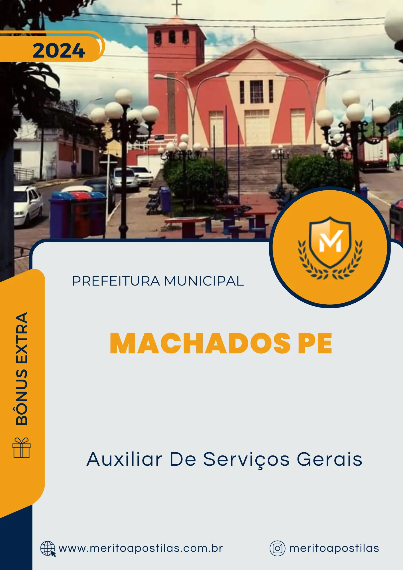 Apostila Auxiliar De Serviços Gerais Prefeitura de Machados PE 2024