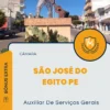 Apostila Auxiliar De Serviços Gerais Câmara de São José do Egito PE 2024