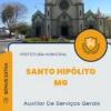 Apostila Auxiliar De Serviços Gerais Prefeitura de Santo Hipólito MG