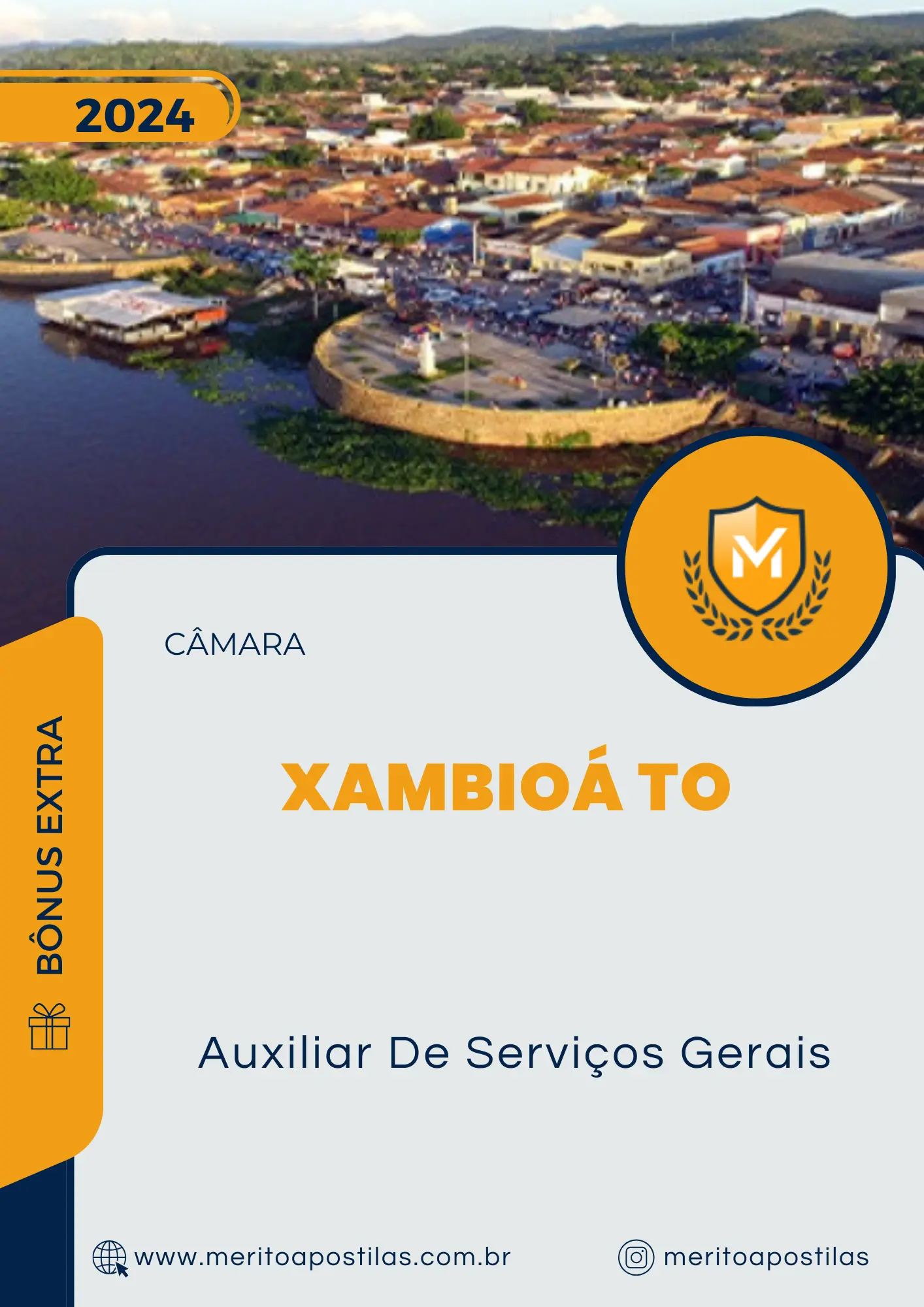 Apostila Auxiliar De Serviços Gerais Câmara de Xambioá TO 2024