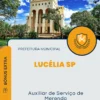 Apostila Auxiliar de Serviço de Merenda Prefeitura de Lucélia SP 2024