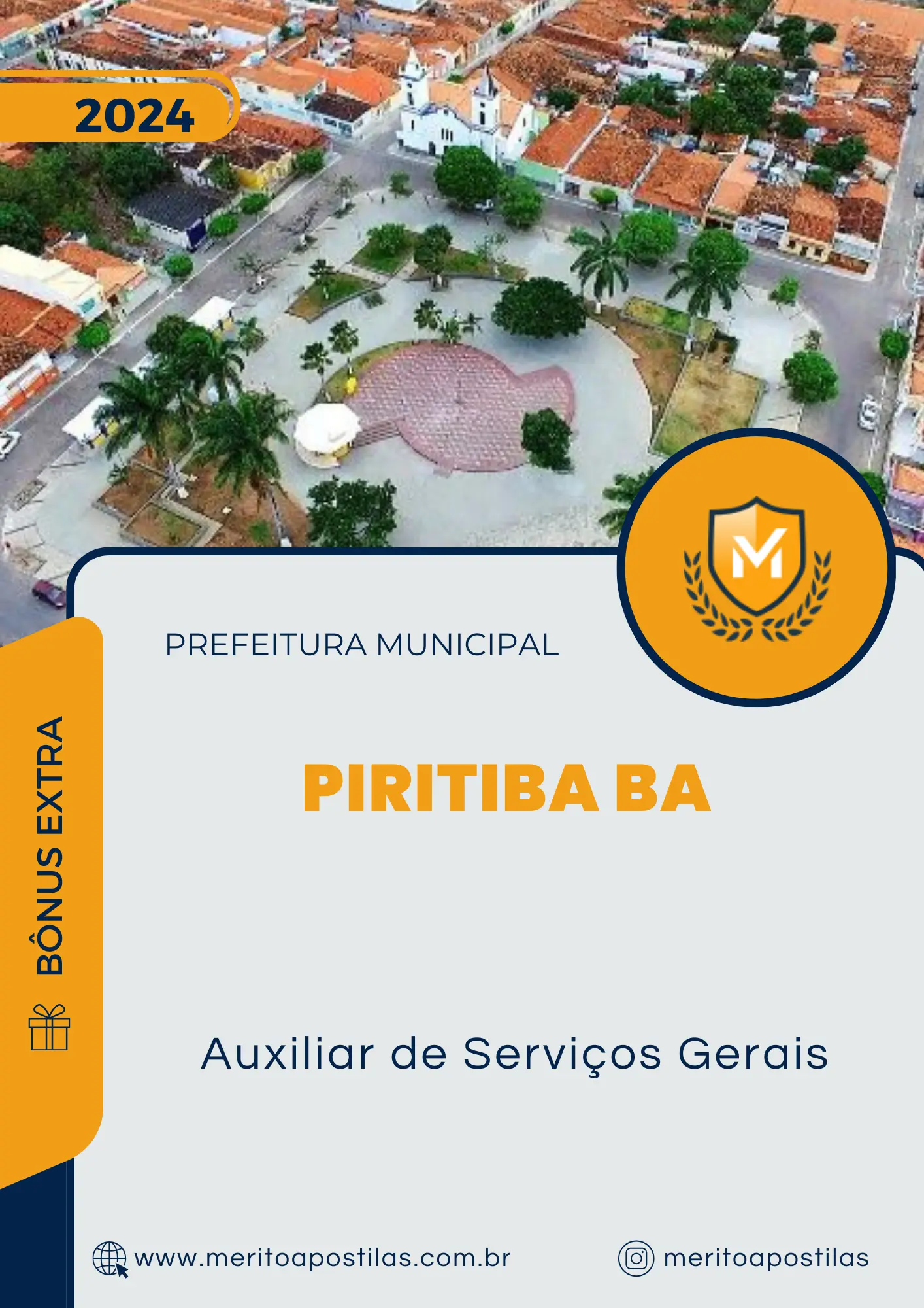 Apostila Auxiliar de Serviços Gerais Prefeitura de Piritiba BA 2024