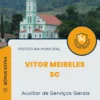 Apostila Auxiliar de Serviços Gerais Prefeitura de Vitor Meireles SC 2024