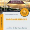 Apostila Auxiliar de Serviços Gerais Prefeitura de Lagoa Grande PE 2024