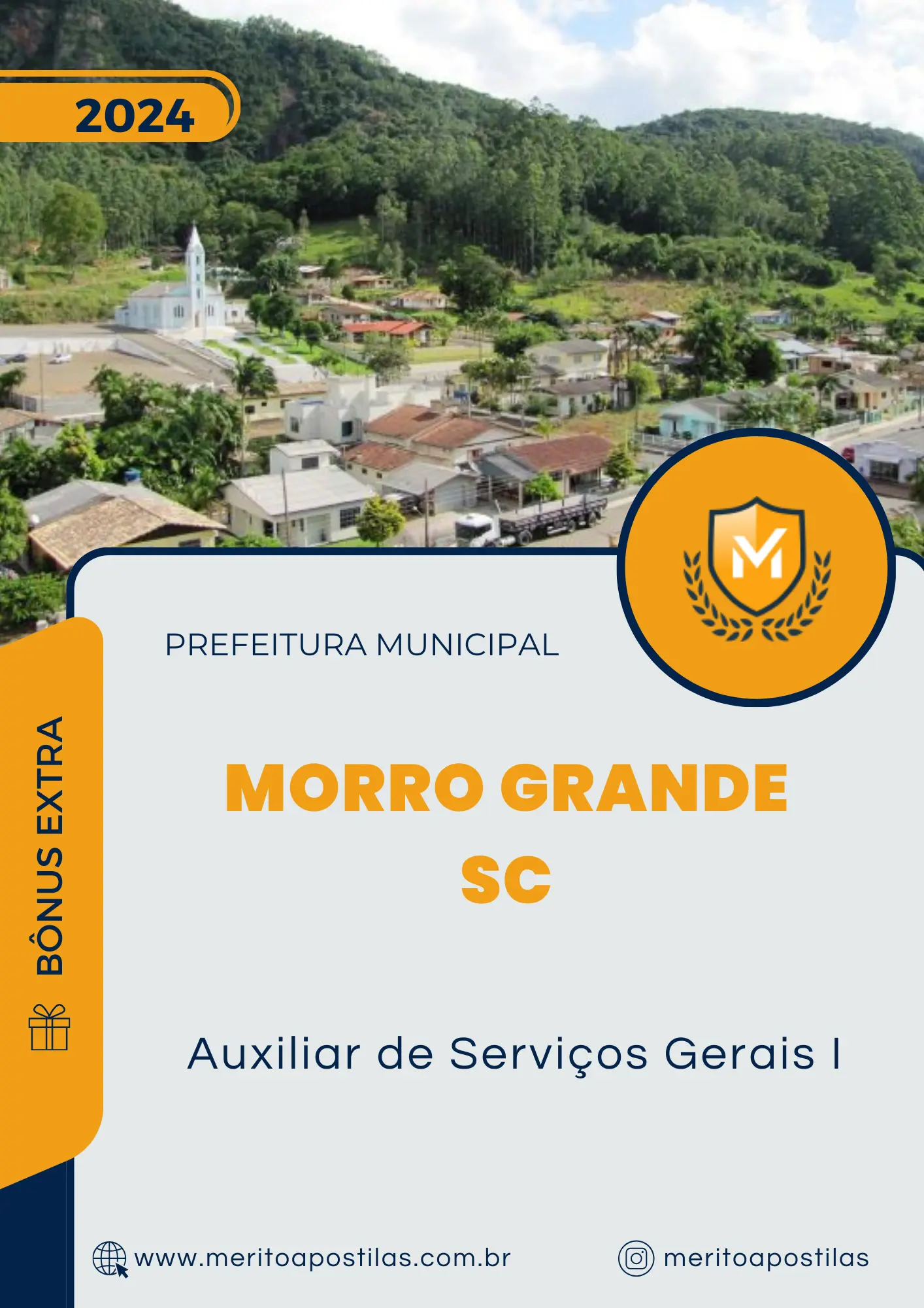 Apostila Auxiliar de Serviços Gerais I Prefeitura Morro Grande SC 2024
