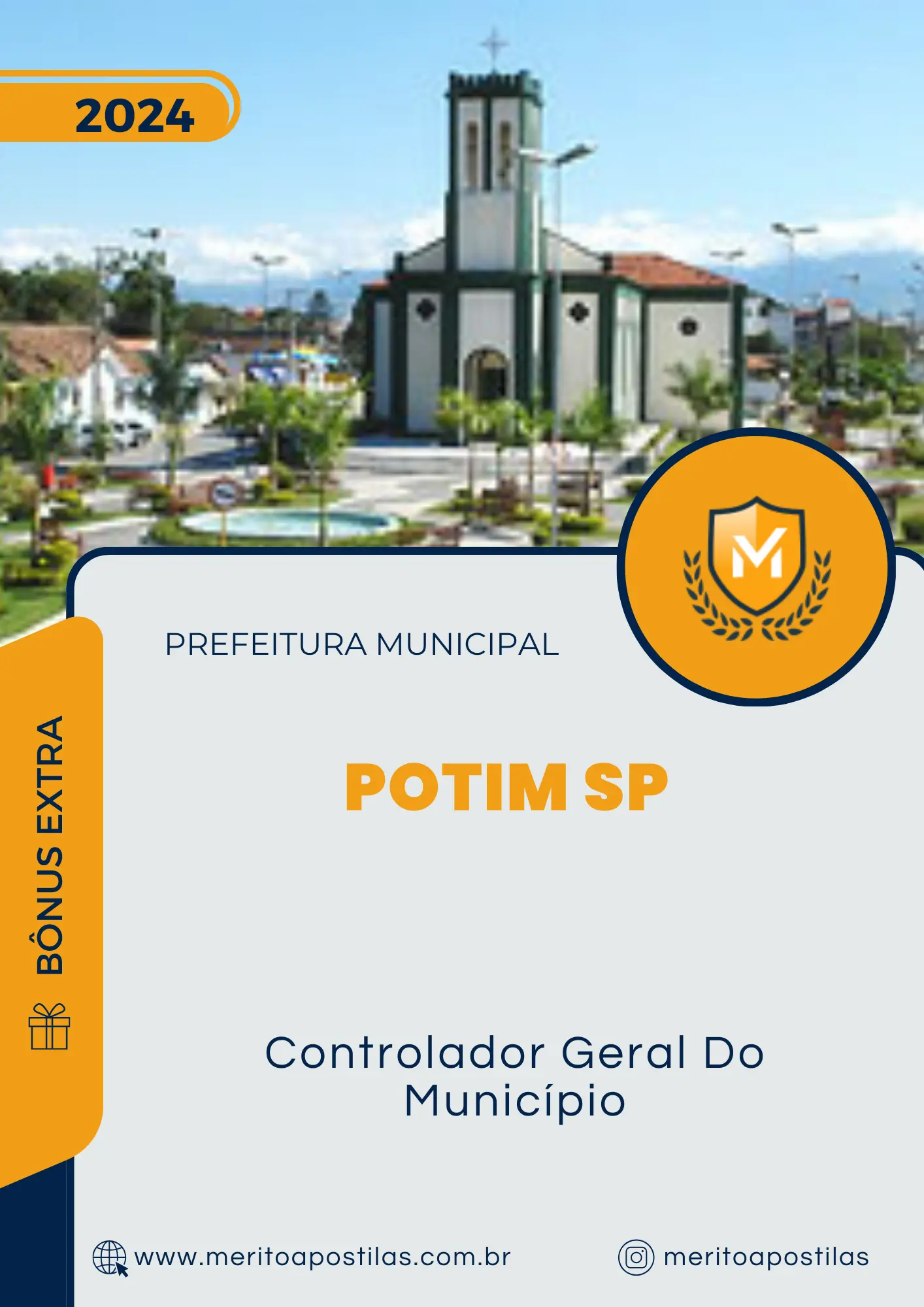 Apostila Controlador Geral Do Município Prefeitura de Potim SP 2024