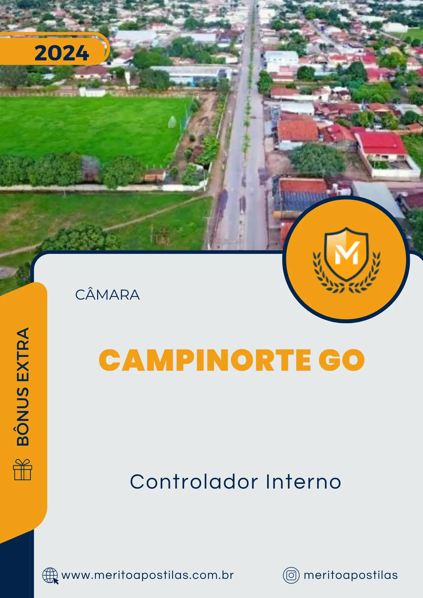 Apostila Controlador Interno Câmara de Campinorte GO 2024