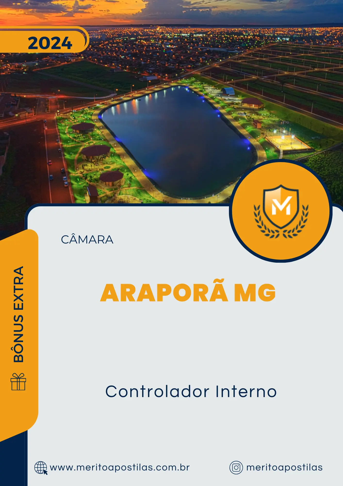 Apostila Controlador Interno Câmara de Araporã MG 2024