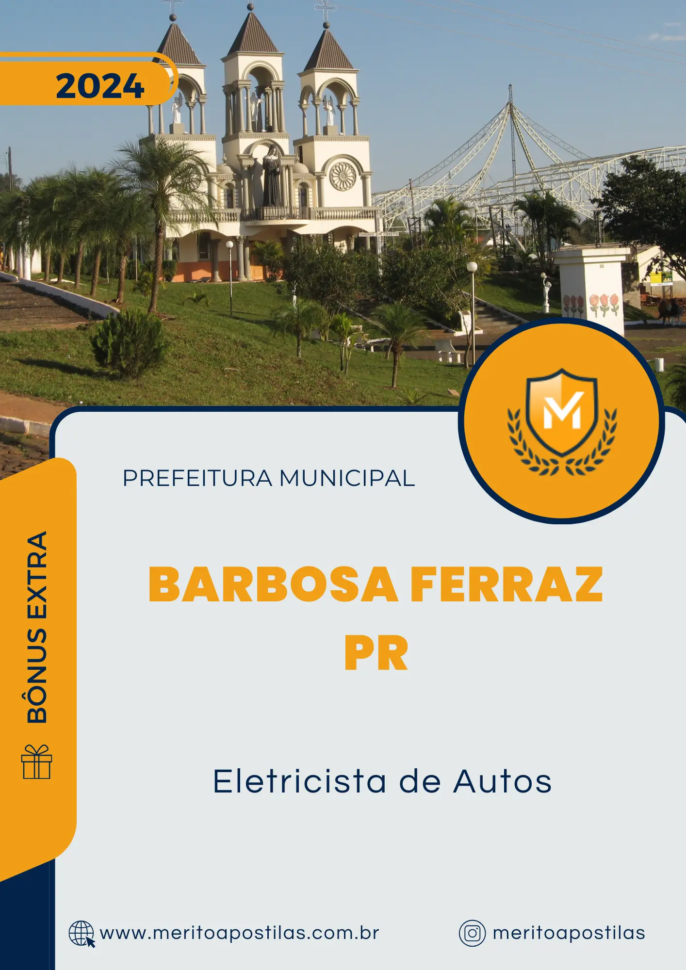 Apostila Eletricista de Autos Prefeitura Barbosa Ferraz PR 2024