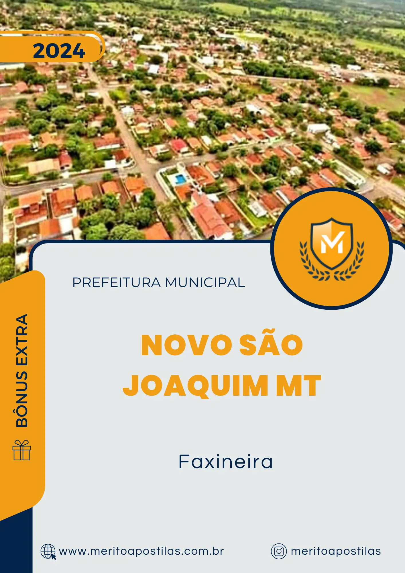 Apostila Faxineira Prefeitura de Novo São Joaquim MT 2024