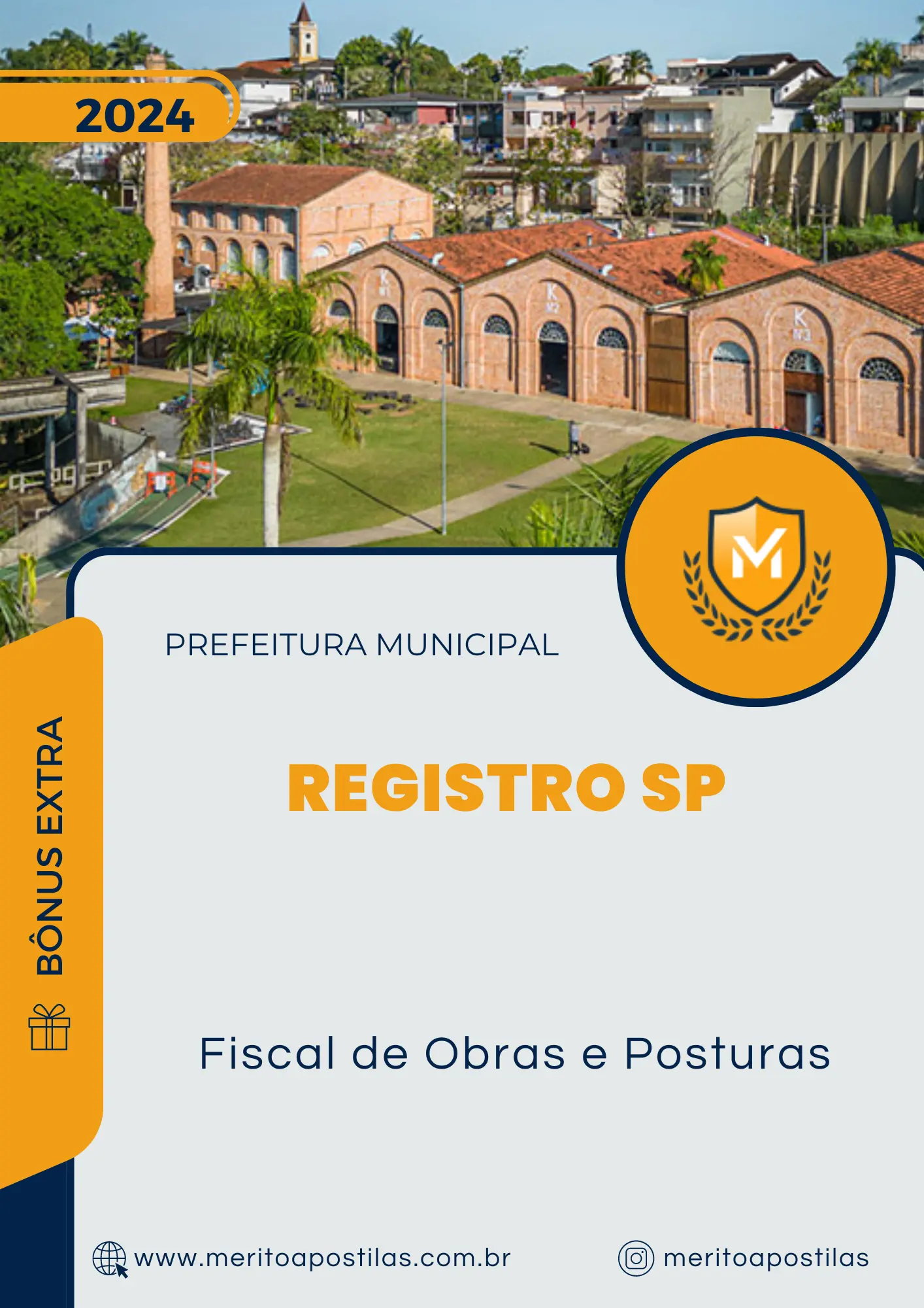 Apostila Fiscal de Obras e Posturas Prefeitura de Registro SP 2024