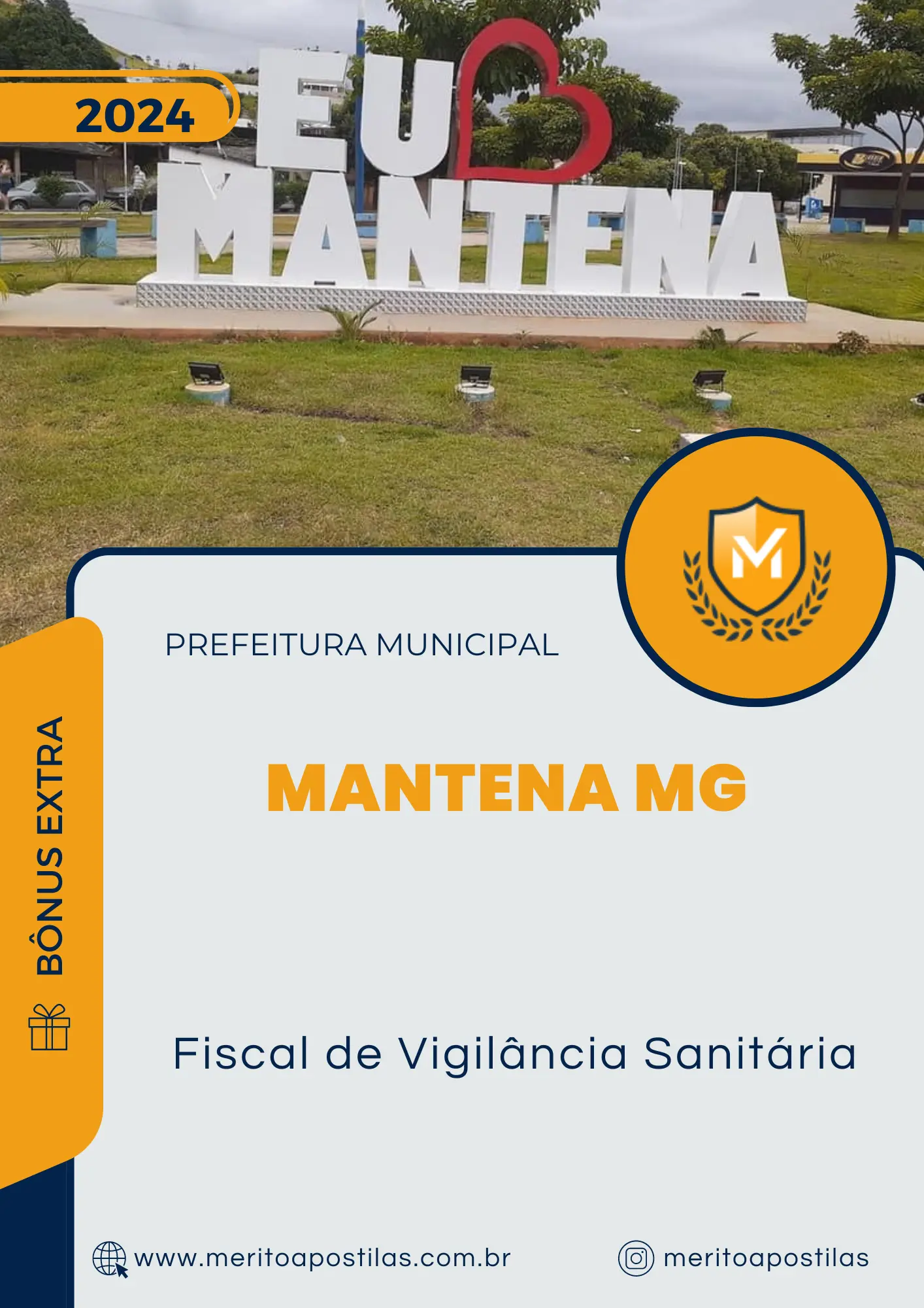 Apostila Fiscal de Vigilância Sanitária Prefeitura de Mantena MG 2024