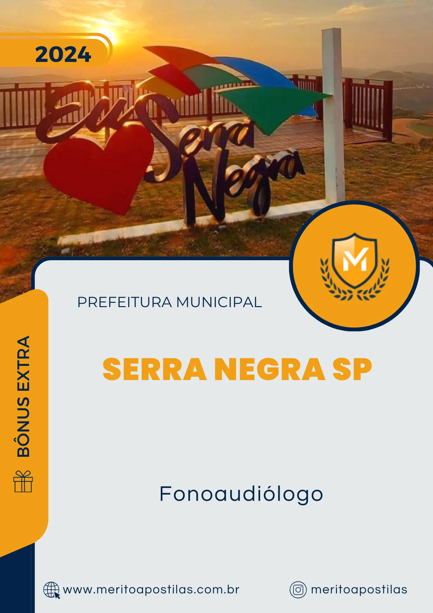 Apostila Fonoaudiólogo Prefeitura Serra Negra SP 2024