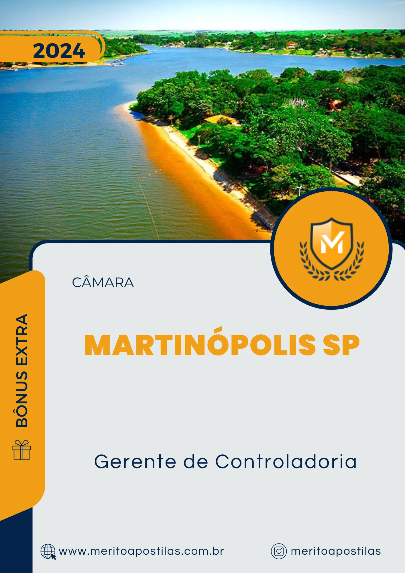 Apostila Gerente de Controladoria Câmara de Martinópolis SP 2024