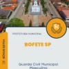 Apostila Guarda Civil Municipal Masculino Prefeitura de Bofete SP 2024