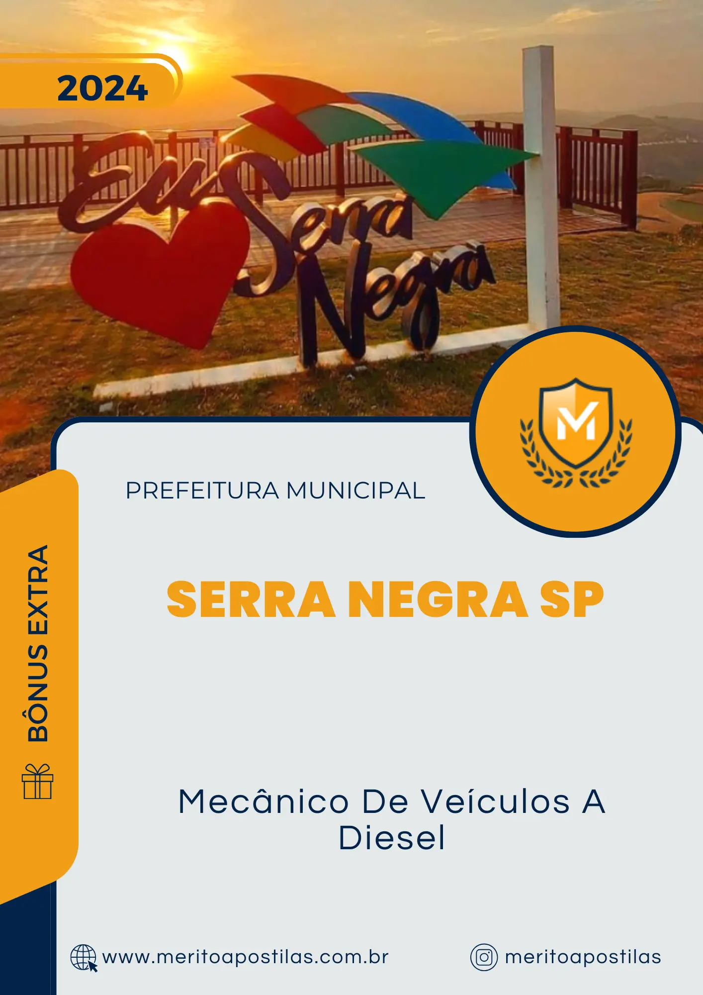 Apostila Mecânico De Veículos A Diesel Prefeitura Serra Negra SP 2024