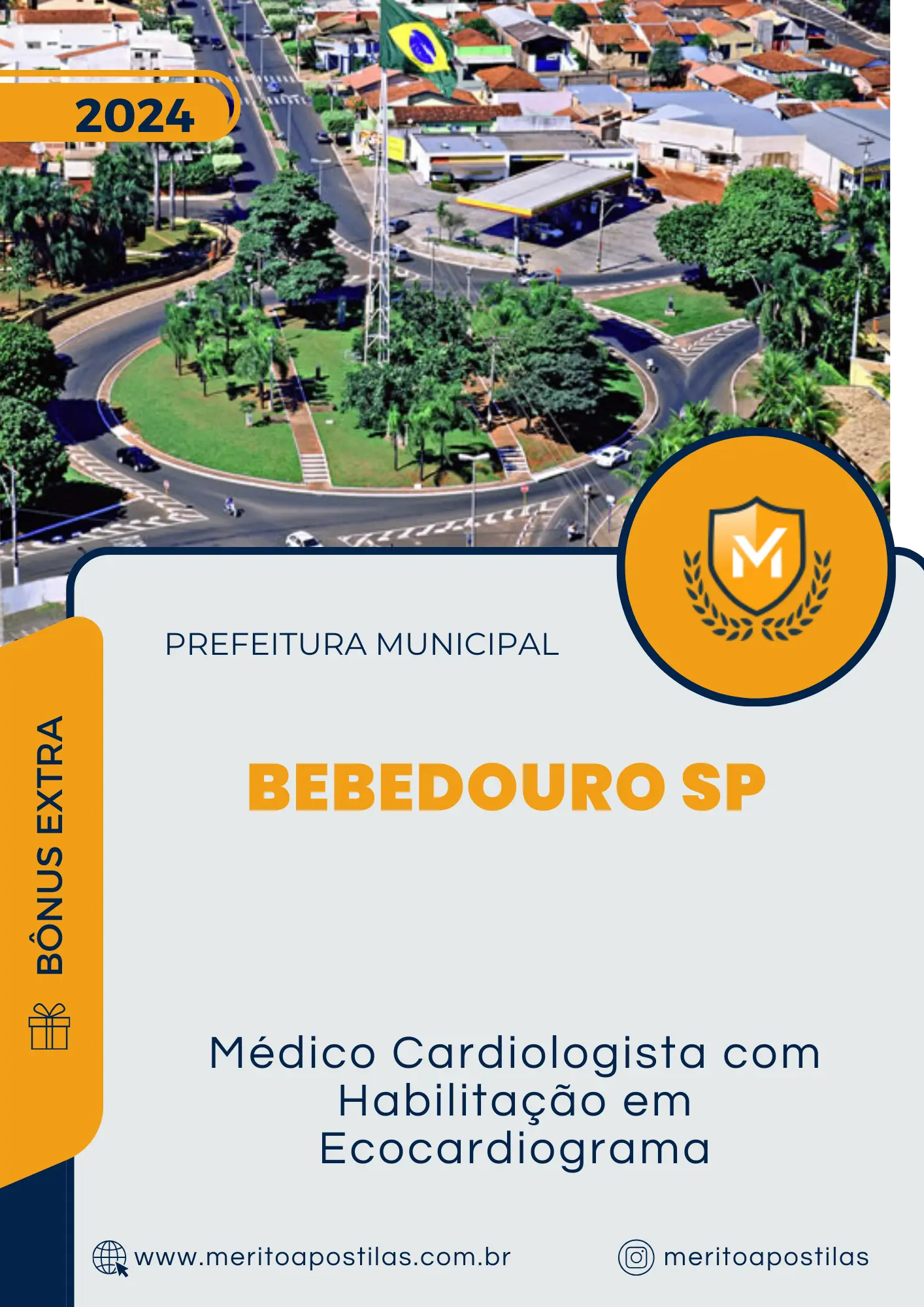 Apostila Médico Cardiologista com Habilitação em Ecocardiograma Prefeitura de Bebedouro SP 2024