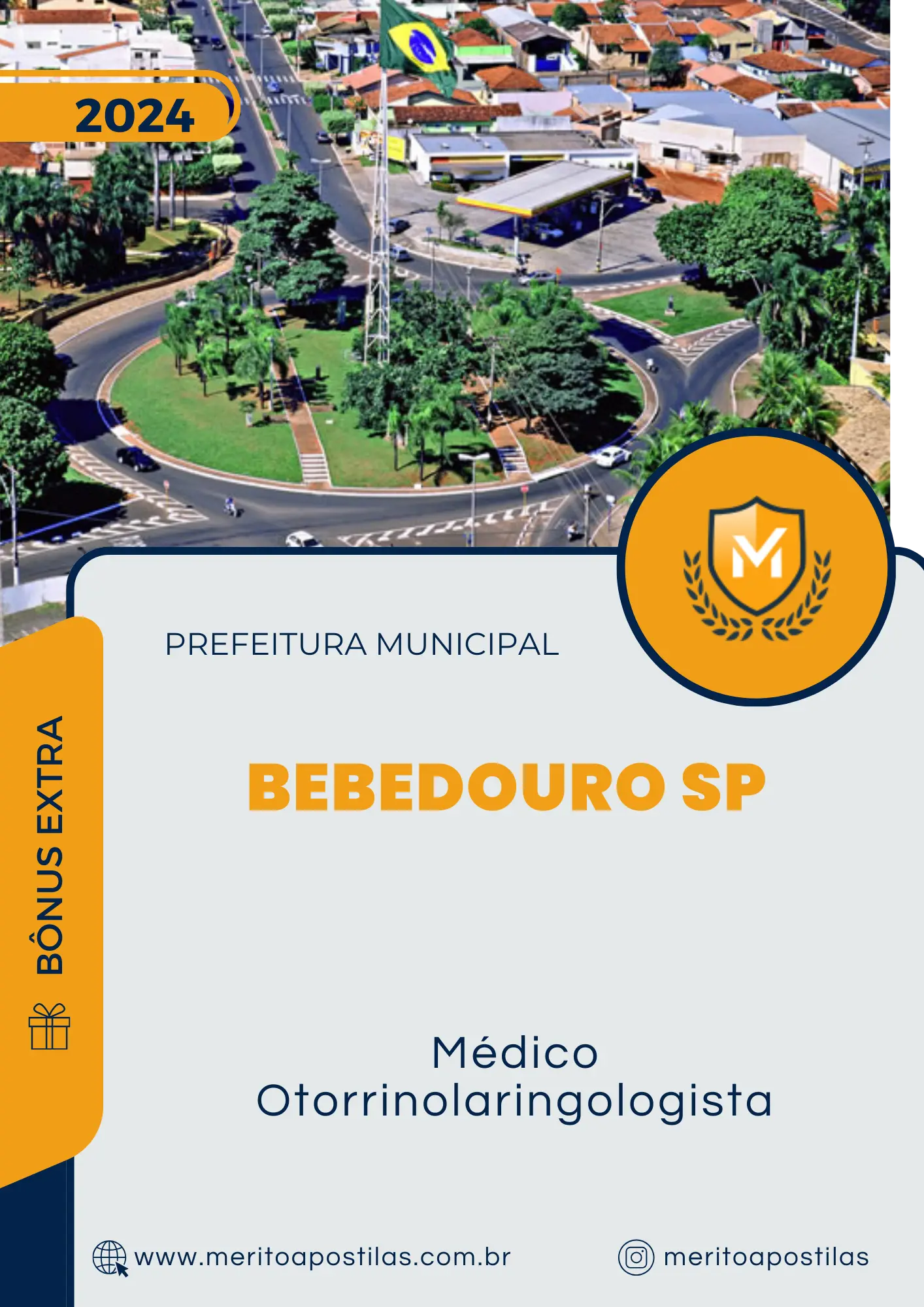 Apostila Médico Otorrinolaringologista Prefeitura de Bebedouro SP 2024