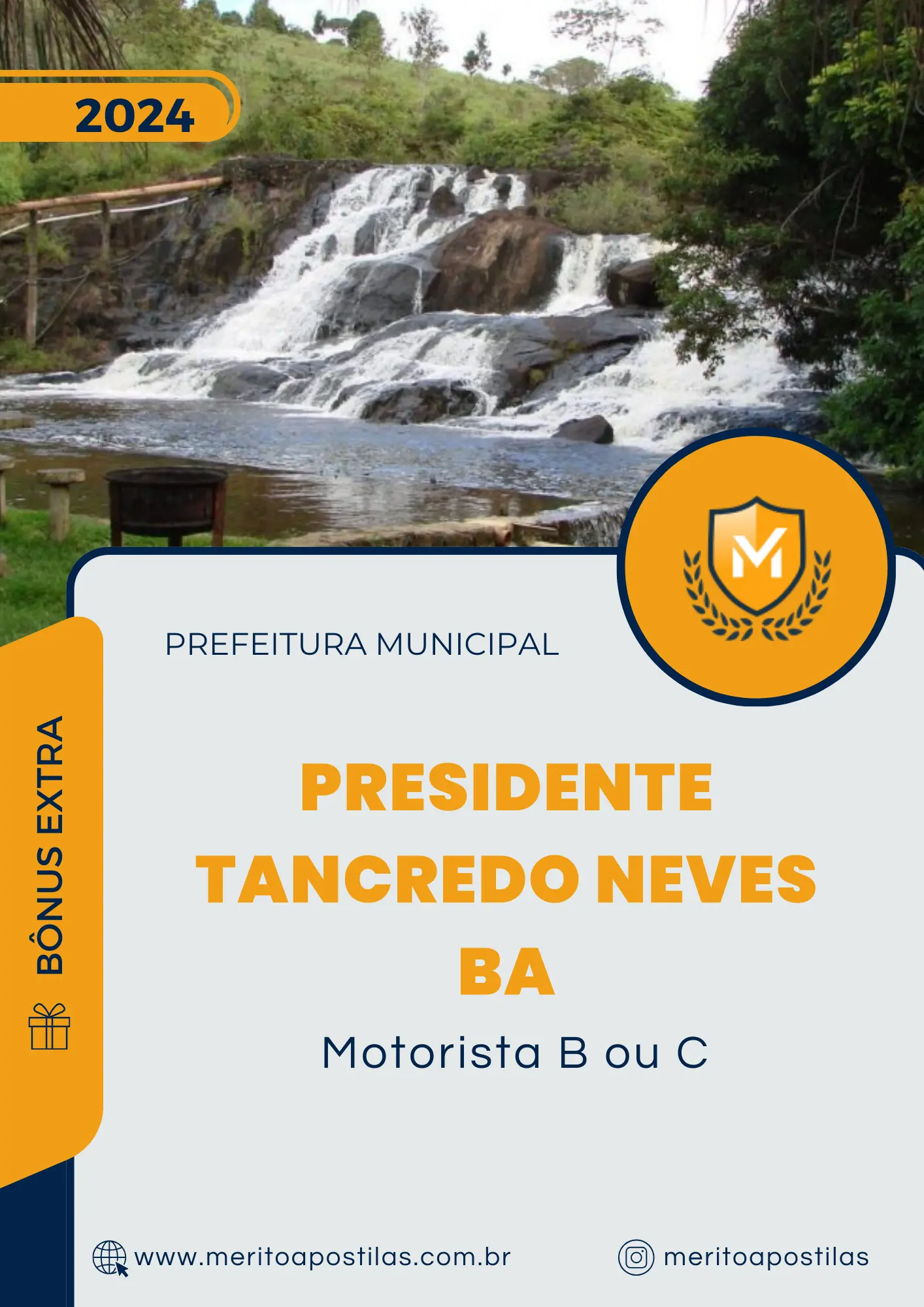 Apostila Motorista B ou C Prefeitura Presidente Tancredo Neves BA 2024
