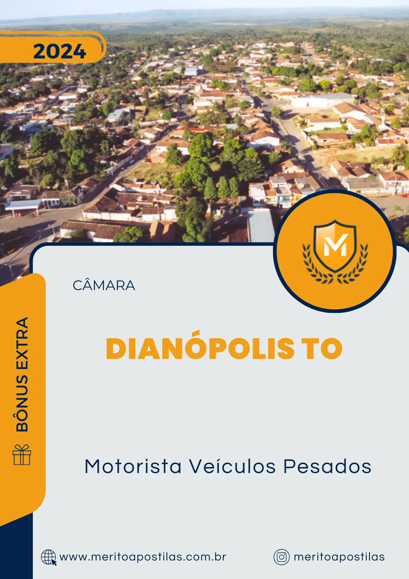 Apostila Motorista Veículos Pesados Câmara de Dianópolis TO 2024