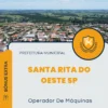 Apostila Operador De Máquinas Prefeitura de Santa Rita do Oeste SP 2024