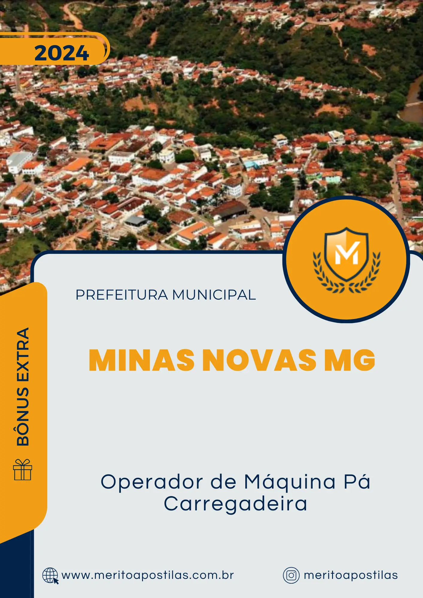 Apostila Operador de Máquina Pá Carregadeira Prefeitura Minas Novas MG 2024